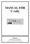 MANUAL FÖR C-rally. Jemba ab Väpnarvägen 10, 691 53 KARLSKOGA Tel: 0586-55640, Fax: 0586-31451 Hemsida: www.jemba.se, E-mail: info@jemba.se S.