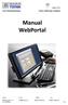 Manual WebPortal. Utgåva 1.0.2. Adress E- mail Telefon Fax