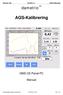 Dametric AB GmsCE 2.x AGS Kalibrering. dametric. AGS-Kalibrering. GMS CE Panel-PC. Manual. GmsCe20Ags Kalibrering SE.docx 2012-02-24 / BL sid 1 (11)