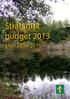 Strategisk budget 2013