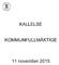 KALLELSE KOMMUNFULLMÄKTIGE