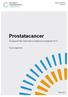 Regionens landsting i samverkan. Prostatacancer. Årsrapport från Nationella prostatacancerregistret 2014. Norra regionen