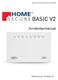 HomeSecure HS-BASIC-V2 Manual: 27-08-2014