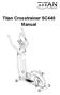 Titan Crosstrainer SC440 Manual