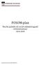 POSOM-plan. Plan för psykiskt och socialt omhändertagande vid krissituationer 2014-2018. Beslutad av kommunstyrelsen 2014-09-23