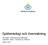 Epidemiologi och övervakning. Ett kapitel i kunskapssammanställningen Legionella i miljön hantering av smittrisker Januari 2015