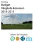 Budget Vårgårda kommun 2015-2017