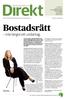 Bostadsrätt inte längre ett undantag