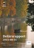 Delårsrapport 2015-08-31