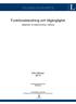 EXAMENSARBETE. Funktionsblandning och tillgänglighet. Möjligheter vid stadsutveckling i Västerås. Erik Hidman 2014. Civilingenjörsexamen Arkitektur