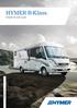 HYMER B-Klass. Förebilden för mobilt resande. HYMER B-Klass