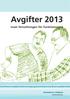 Avgifter 2013 inom förvaltningen för Funktionsstöd