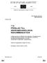 EUROPAPARLAMENTET. Utskottet för regionalpolitik, transport och turism ***II FÖRSLAG TILL ANDRABEHANDLINGS- REKOMMENDATION
