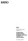 Ratio. Avregleringar, entreprenadupphandlingar, vouchersystem. The Swedish model Rapport nr. 8. Av Henrik Jordahl