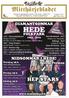 Mitthärjebladet HEP STARS DIAMANTSOMMAR. Jens Persson. Jive. www.hedefolkpark.se. Torsdag 18/6. Fredag 19/6 Pubkväll med Jens Persson