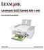 Lexmark 5400 Series Allt-i-ett. Användarhandbok