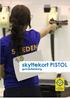 skyttekort PISTOL grundutbildning