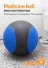 Medicine ball. Medicinboll/Medisinball. Training tips/träningstips/treningstips. Eng Sv No