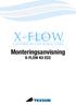 Monteringsanvisning X-FLOW Kit ECC