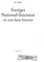 Sveriges National-litteratur