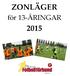 ZONLÄGER. för 13-ÅRINGAR 2015-03-24