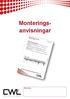 Monteringsanvisningar