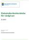 Patientsäkerhetsberättelse för vårdgivare