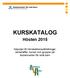 KURSKATALOG Hösten 2015