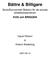 Bättre & Billigare. SocioEkonomiskt Bokslut för de sociala arbetskooperativen KOS och BRIGGEN. Ingvar Nilsson & Anders Wadeskog 2007-06-15