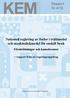 Rapport Nr 4/10. Nationell reglering av fosfor i tvättmedel och maskindiskmedel för enskilt bruk. Förutsättningar och konsekvenser