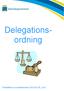 Delegations- ordning