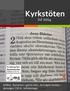 Kyrkstöten. Jul 2014. Artiklar: Bymarken i gamla tider, Järnvägen betalas Järnvägen 150 år, Julhälsningar