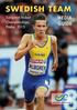 SWEDISH TEAM. European Indoor Championships, Praha, 2015 MEDIA GUIDE