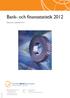 Bank- och finansstatistik 2012