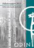 Halvårsrapport 2013. Halvårsrapport 2013. ODINs institutionella aktiefonder. Juli 2013 I 1 I. ODIN FoRVALTNING HALVÅRSRAPPORT 2013