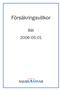 Försäkringsvillkor. Båt 2006-05-01