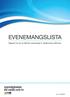 EVENEMANGSLISTA. Rapport om hur en lista för evenemang i tv skulle kunna utformas. Dnr: 13/00343