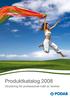 Produktkatalog 2008. Utrustning för professionell tvätt av textilier