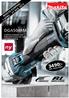 MAKITA KAMPANJ 1 APRIL - 31 AUG 2015 DGA504RMJ. Kraftfull vinkelslip med kolborstfri motor och automatisk varvtalsreglering 3490:- inkl.