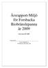 Årsrapport-Miljö för Forsbacka Biobränslepanna år 2009