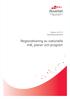 Rapport 2014:10 REGERINGSUPPDRAG. Regionalisering av nationella mål, planer och program