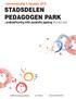 : Intresseanmälan 5 november 2015. STADSDELEN PEDAGOGEN PARK : prekvalificering inför parallella uppdrag Mölndals stad