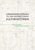 LÄRARHANDLEDNING TILL DEN VÄSTERBOTTNISKA KULTURHISTORIEN. fördjupning kommunikationer