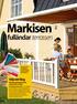 Markisen. fulländar terrassen. Välj rätt färg Markisen påverkar husets utseende en hel del