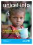 unicef info UNICEF hjälper Goda nyheter runt världen s. 4-5 Hälsningar från Nepal s. 7 f.d. barnsoldater s. 2-3 SOMMAREN / 2007