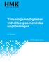 HMK. Tolkningsmöjligheter vid olika geometriska upplösningar. Jan Wingstedt. Teknisk rapport 2013:2. handbok i mät- och kartfrågor