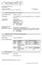 Armaflex Lim HT 625 VERSION: 2002-08-12 Reviderat den 2002-08-12, ersätter versionen av den 2002-07-29 SIDA: 1 (av 7)