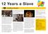 12 Years a Slave. Handling & Kontext