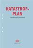 KATASTROF- PLAN. Landstinget Sörmland