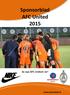 Sponsorblad AFC United 2015